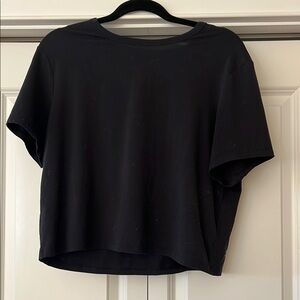 All in Motion Black Workout Crop